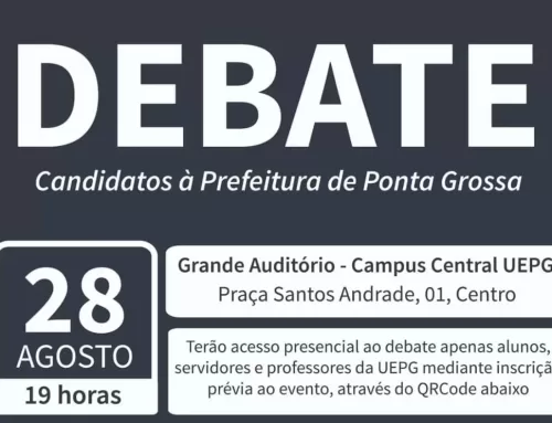 Debate entre Candidatos à Prefeitura de Ponta Grossa acontece na UEPG