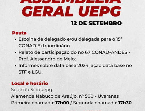 Assembleia Geral Extraordinária 12 de setembro de 2024